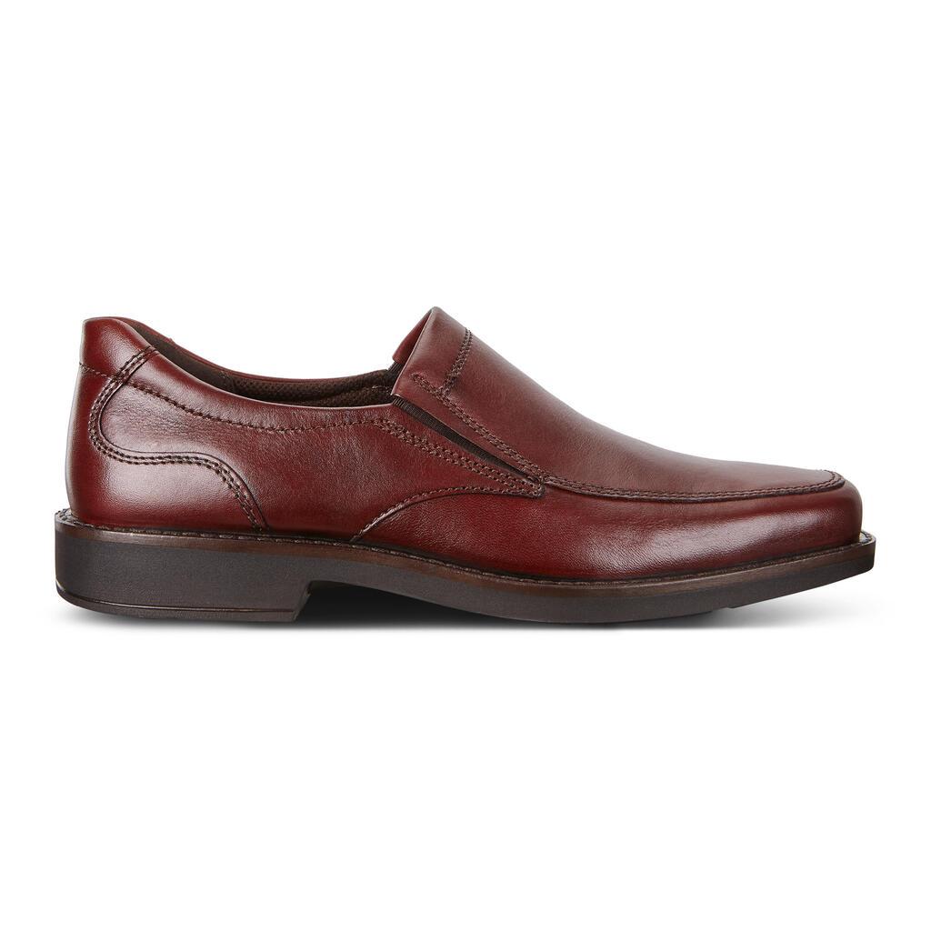 Ecco Seattle Claret Mens Slip On Dress Shoes Claret Online - India PFH-285674